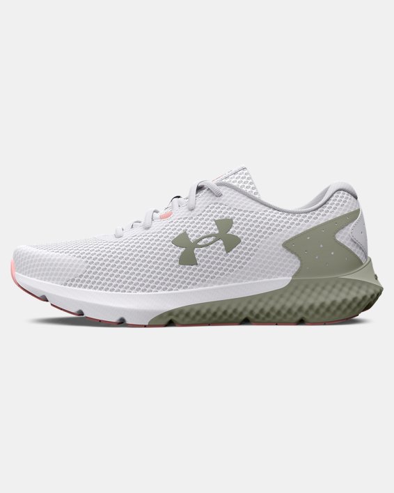 Women's UA Charged Rogue 3 Running Shoes, White, pdpMainDesktop image number 5